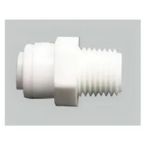 PEX Pipe Fitting, Quick Connect Adapter, 3/8 OD x 3/8-In. MPT