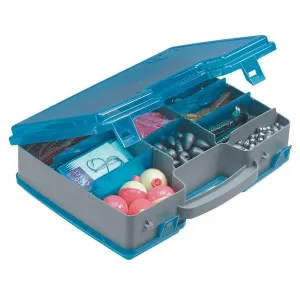 Plano Double-Sided Adjustable Tackle Organizer Large - Silver/Blue [171502]