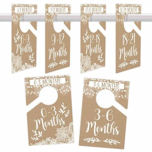 Rustic Baby Closet Dividers