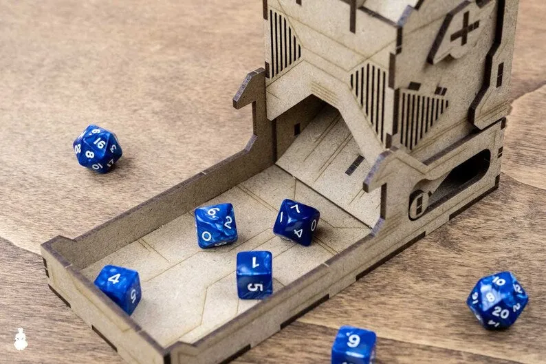 The Dicetroyers -  The Ark – All In One Dice Tower and Dice Holder (Italy Import)