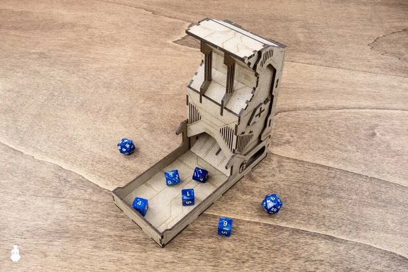 The Dicetroyers -  The Ark – All In One Dice Tower and Dice Holder (Italy Import)