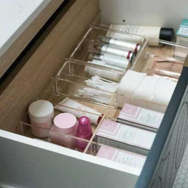 Timberline Storage Queen Drawer Organiser System Clear