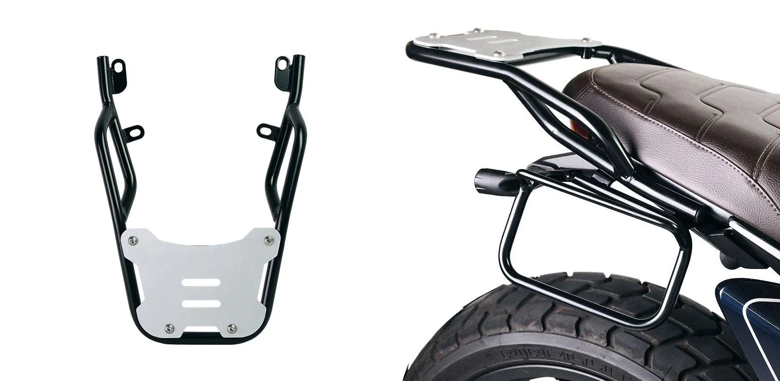 UNIT Garage ATLAS Rear Rack   Passenger Grip - Ducati Scrambler 400/800 (23-on)