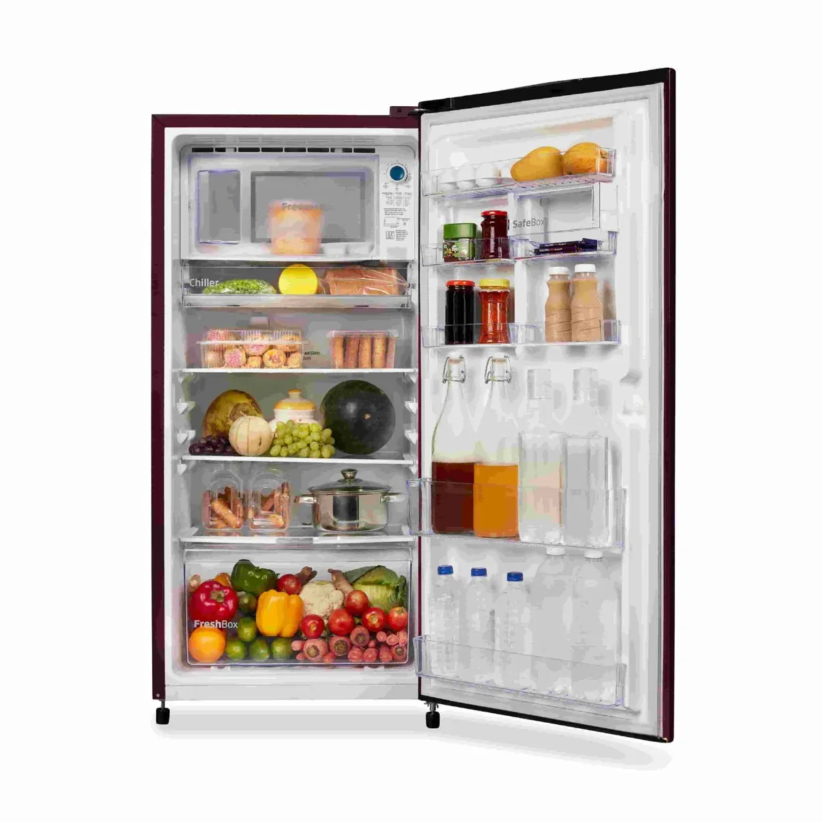 Voltas Beko RDC220A/W0FWETM000UGD 185 L, 5 Star, Single Door DC Refrigerator (Fairy Flower Wine)