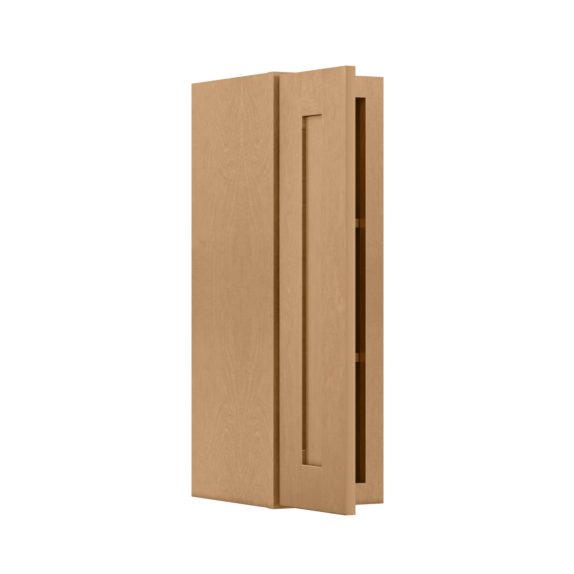 Wall Kitchen Cabinet W0930 Shaker Toffee LessCare 9 in. width 30 in. height 12 in. depth